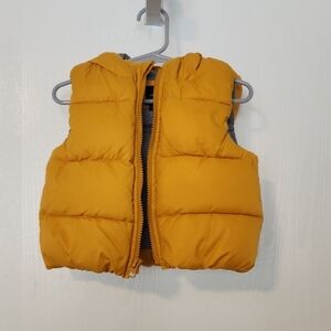 GAP Toddler Yellow Puffer Vest